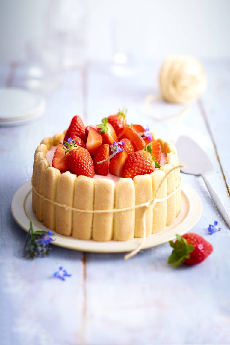 Gâteau Charlotte aux fraises
