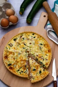 Quiche courgette et tome de cambrai
