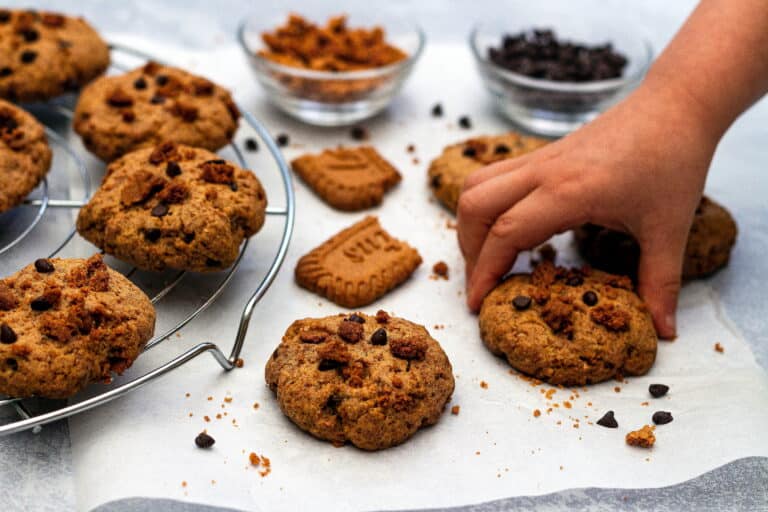 recette de cookies au spéculoos