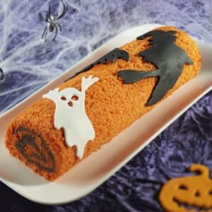 recette de gâteau roulé halloween
