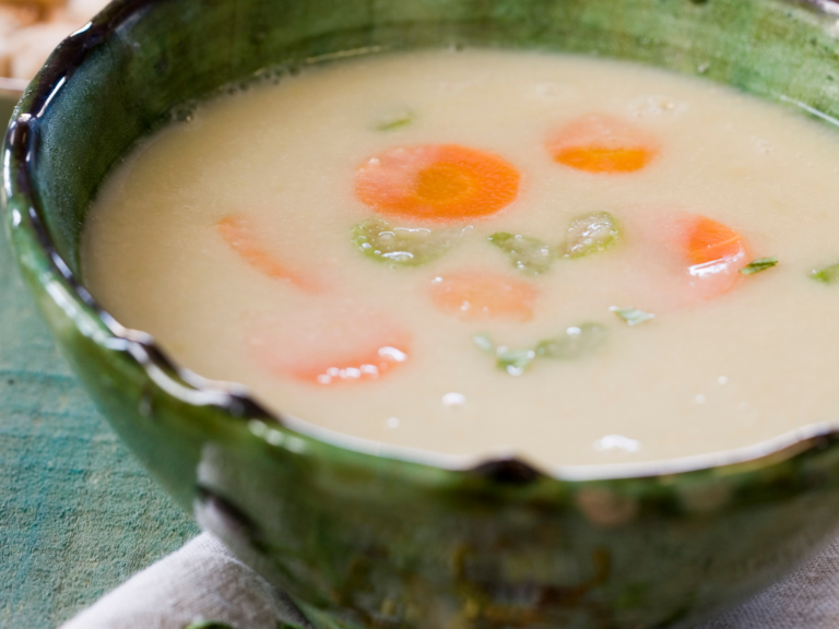 soupe de flageolets verts label rouge à l'ail