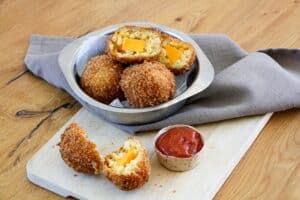 Croquette Mac N Cheese mimolette