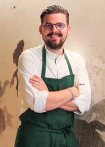 Le Chef Camille Delcroix du restaurant Le Bacôve à Saint-Omer