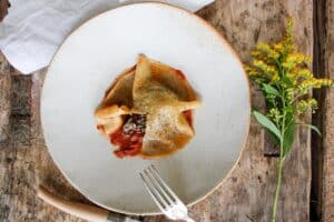 recette de ravioles de bœuf aux oignons et tomates