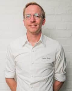 le Chef Stéphane Bruyer du Restaurant l'Ail des Ours à Amiens