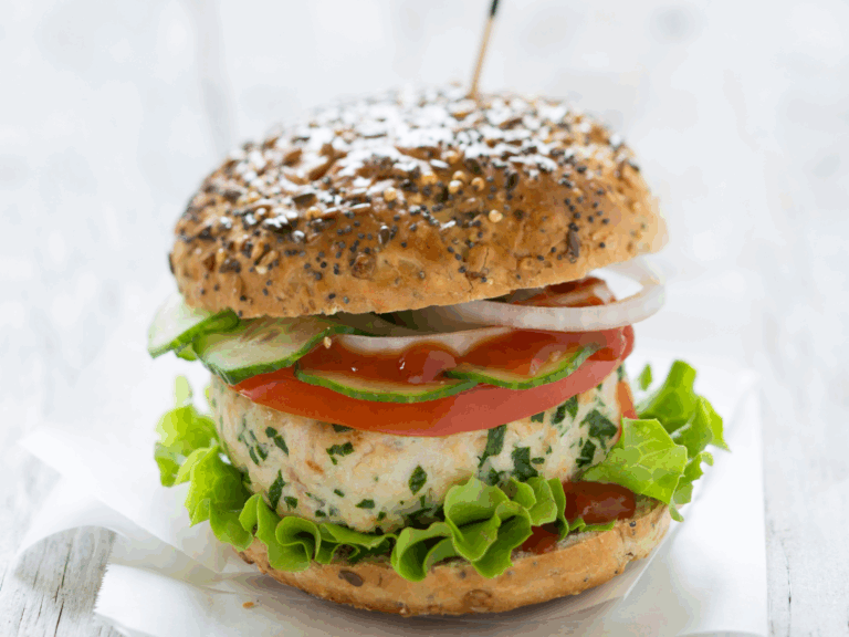 recette de burger de poulet maison