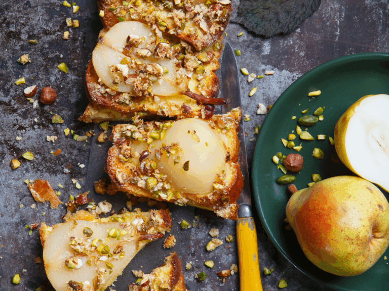 recette de tarte aux poires façon pain perdu