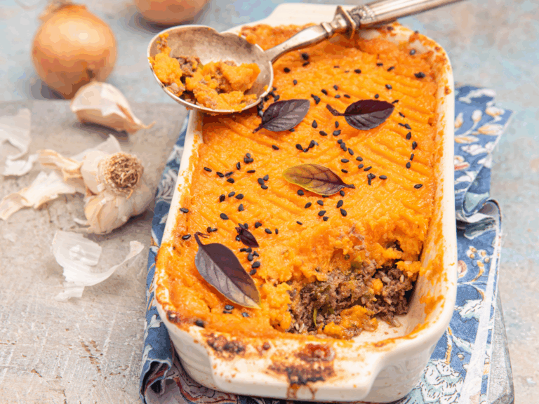 recette de parmentier de patate douce au boeuf teriyaki