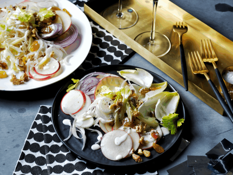 Salade croquante sucrée-salée de Noël